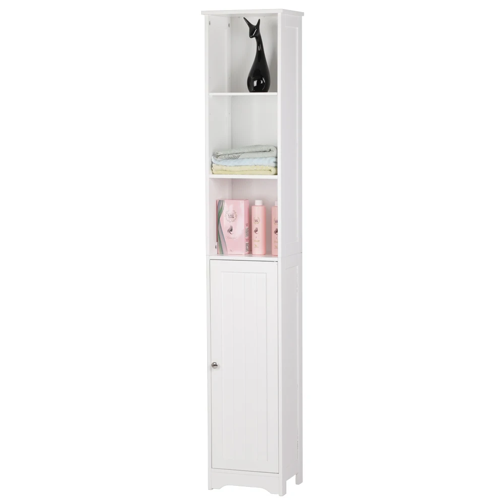 FCH One Door & Three Layers Storage Floor Cabinet Modern Wall Shutter Door Washroom Organizer Wood Cupboard Shelf Home Furniture FCH One Door & Three Layers Storage Floor Cabinet Modern Wall Shutter Door Washroom Organizer Wood Cupboard Shelf Home Furniture