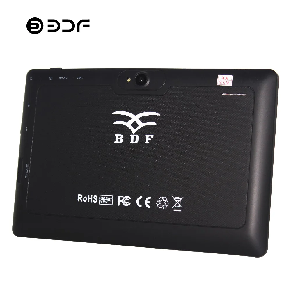 BDF 7 Inch Kids Tablet Android Dual Camera Tablet Pc Support OTG Google OS Children Education Games BabyPAD Pc Tablet 7 8 9 10