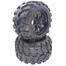 4 unids/lote 150mm RC 1/8 Neumáticos Para Camiones y Llantas Con Espuma De 17mm hex hub para off road monstruo hsp salvajismo pro 94762 hpi baja