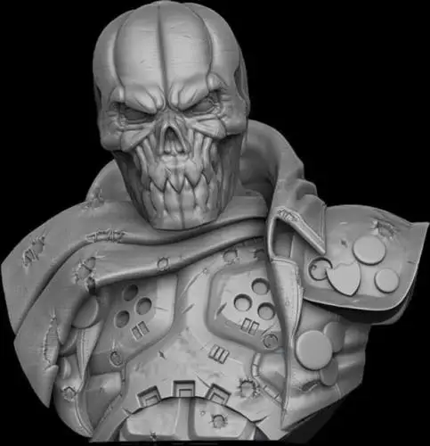 

1/10 Resin Bust Building Kit Skeleton Warrior