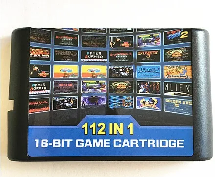 Игровой Картридж 10 шт./лот 112 в 1 /126 16 битная игровая карта для Sega Mega Drive MD Megadrive