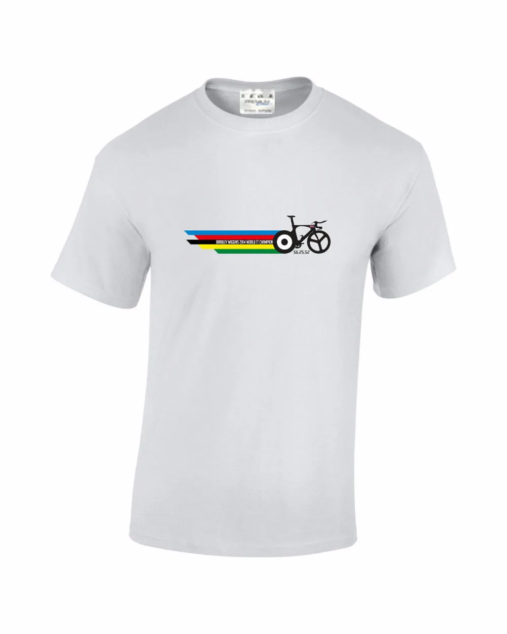 Bradley Wiggins Pro Radfahren Fahrrad Mens gedruckt T Shirt Adidas Beckenbauer TP CW1269 Universal alle Jahr Herren