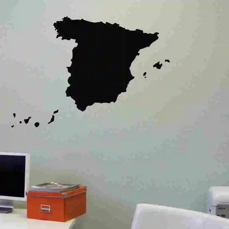 Spain Map Sticker Espana Decal Posters Vinyl Wall Decals Pegatina
