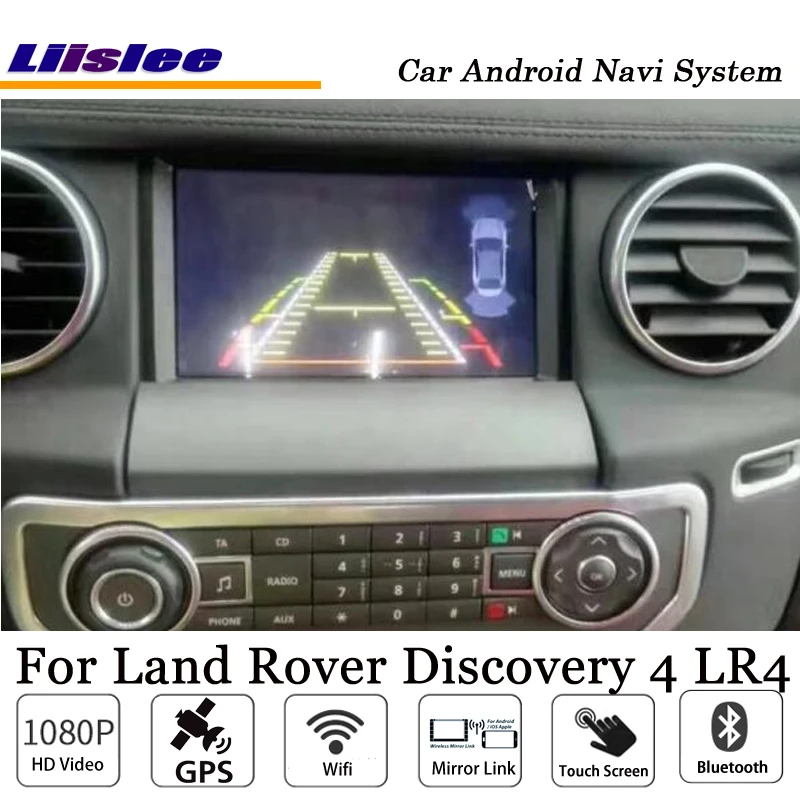 Top Liislee Car Android GPS Navigation System For Land Rover Freelander Discovery 4 LR4 Original System Radio Audio Video Multimedia 5