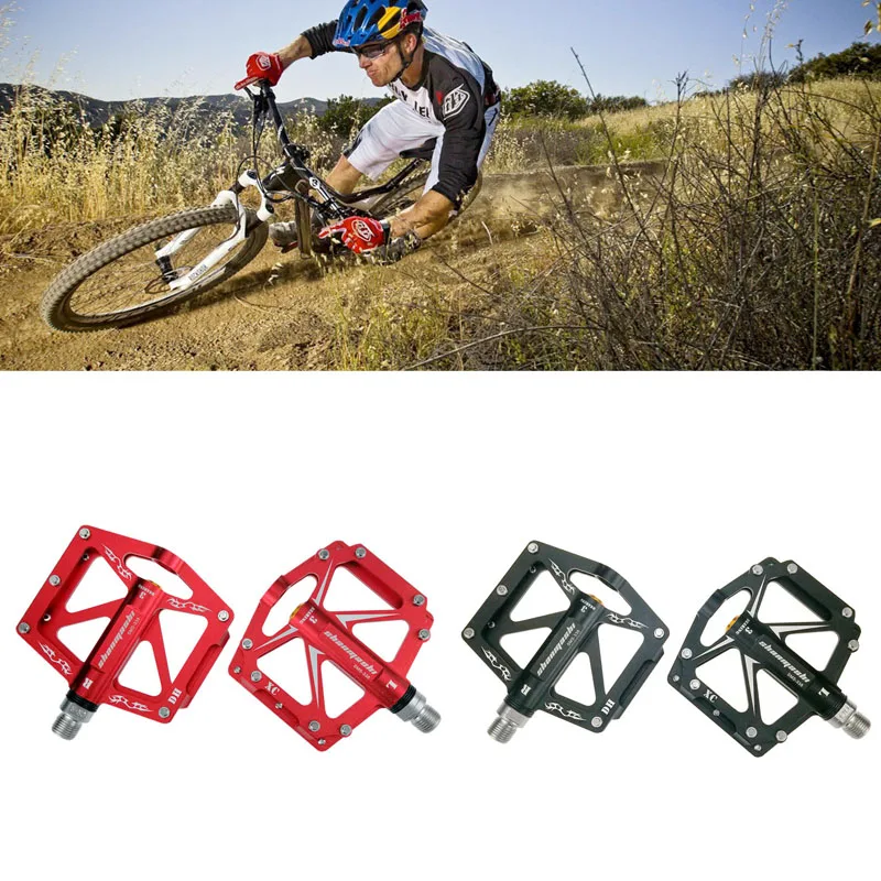 

Aluminum Bike Pedals For MTB Non-slip Bicycle Pedal CNC Sealed Bearing Flat Platform Antiskid Cycling Pedal Riding Bike Part