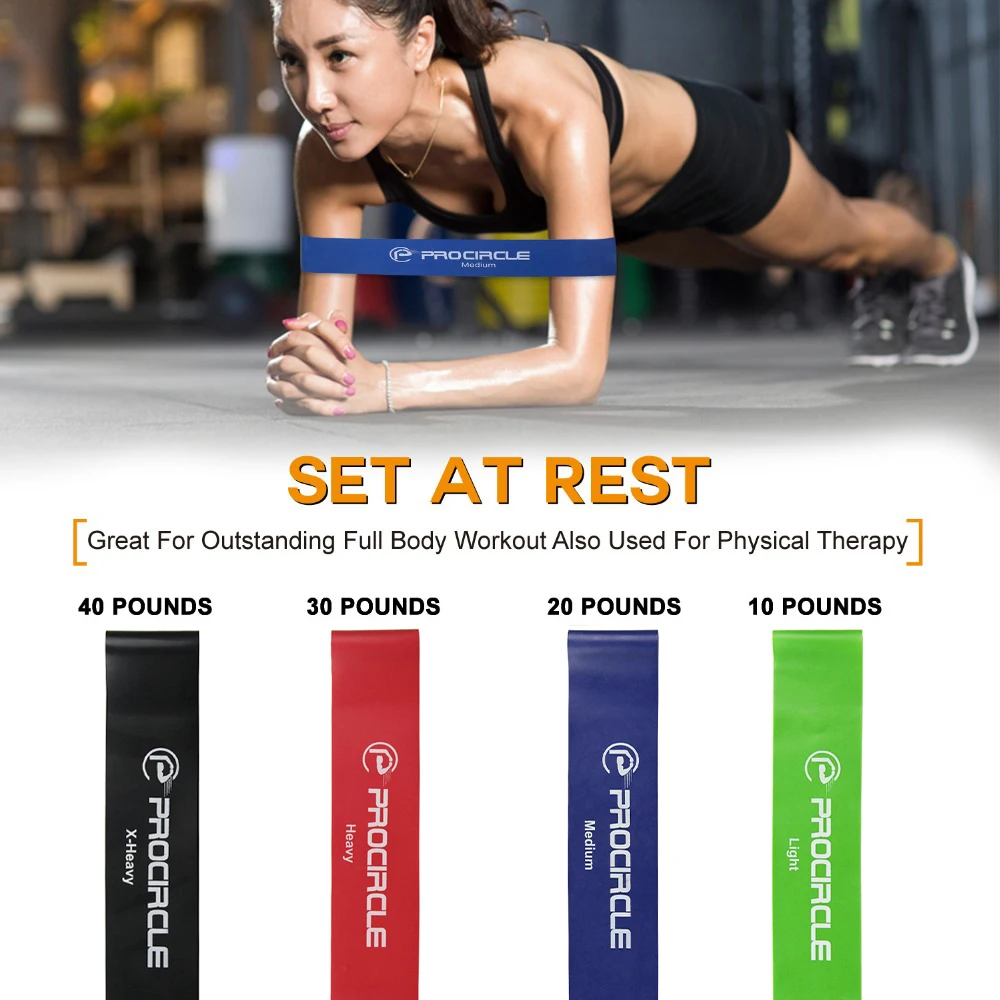 4 шт. фитнес ленты для пилатеса силовых тренировок|strength training|resistance exercisesfitness band |