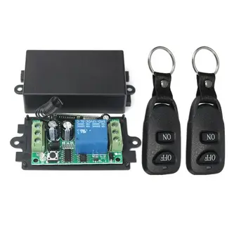 

NEW DC 12V 10A Relay 1CH Channel Wireless RF Remote Control Switch With 2 Transimittervs
