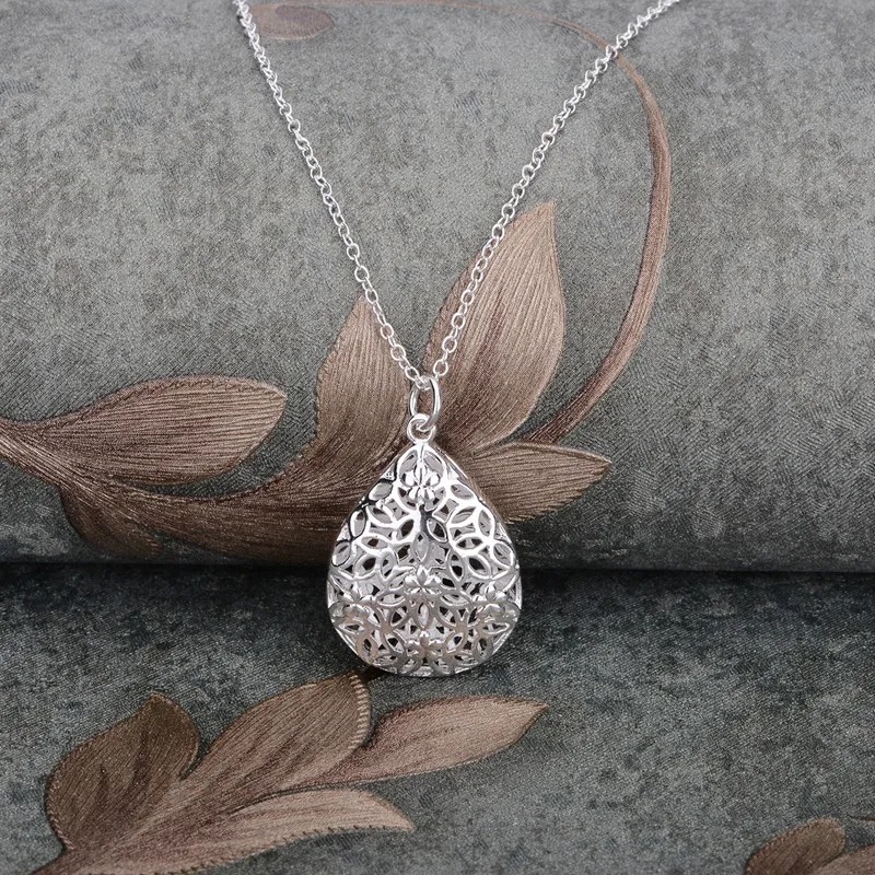 

silver plated Necklace 925 jewelry silver Pandant Fashion Jewelry XFTYBKSC