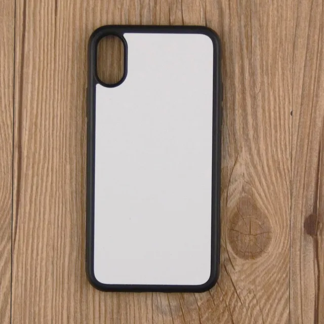 2D TPU Sublimation Blank Cover Case for iPhone X DIY Phone Case for iPhone 10 Ten Printed TPU+PC