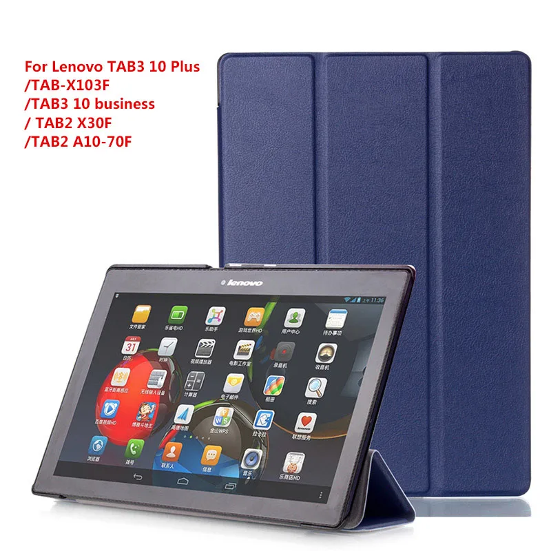 Case Cover For Lenovo tab 10 TB-X103F Tab 2 A10-70 Tab 2 A10-30 Tab3 10 Plus Tab3 10 Business Auto Wake Tablet Cases (11)