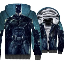Batman 3D Arkham Knight Hoodie Men Batman Beyond Hooded Sweatshirt Superman Coat Winter Thick Fleece Warm Zip up Cool Jacket Batman 3D Arkham Knight Hoodie Men Batman Beyond Hooded Sweatshirt Superman Coat Winter Thick Fleece Warm Zip up Cool Jacket