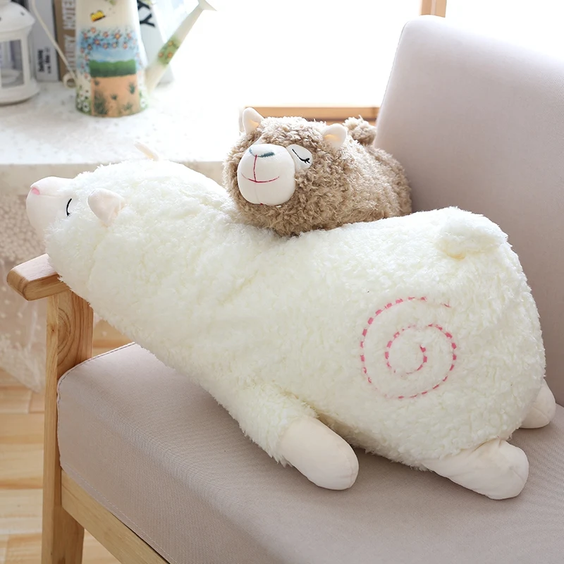 65 см японский Alpacasso плюшевые игрушки мягкие лежащие игрушки «Альпака» Куклы Мягкие животные игрушки Kawaii подарок для детей милая Подушка
