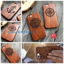 Индийский Янтра мандала цветок дерево телефон чехол для iPhone 7 7 Plus 6 S 5 5S деревянный бамбуковый сундучок чехол для iPhone 7 Plus 6 6 Plus Coque
