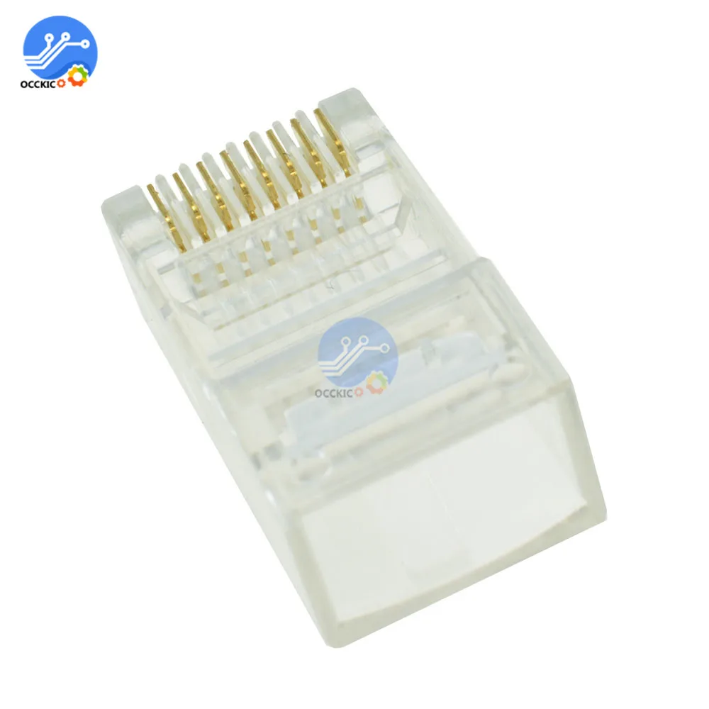 Сетевые кабели RJ45 с позолоченным покрытием модульный разъем Cat5 CAT5e