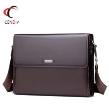 Мужской портфель из искусственной кожи, брендовая мужская сумка-мессенджер, мужская сумка для ноутбука, деловая модная вместительная сумка через плечо, дорожная сумка