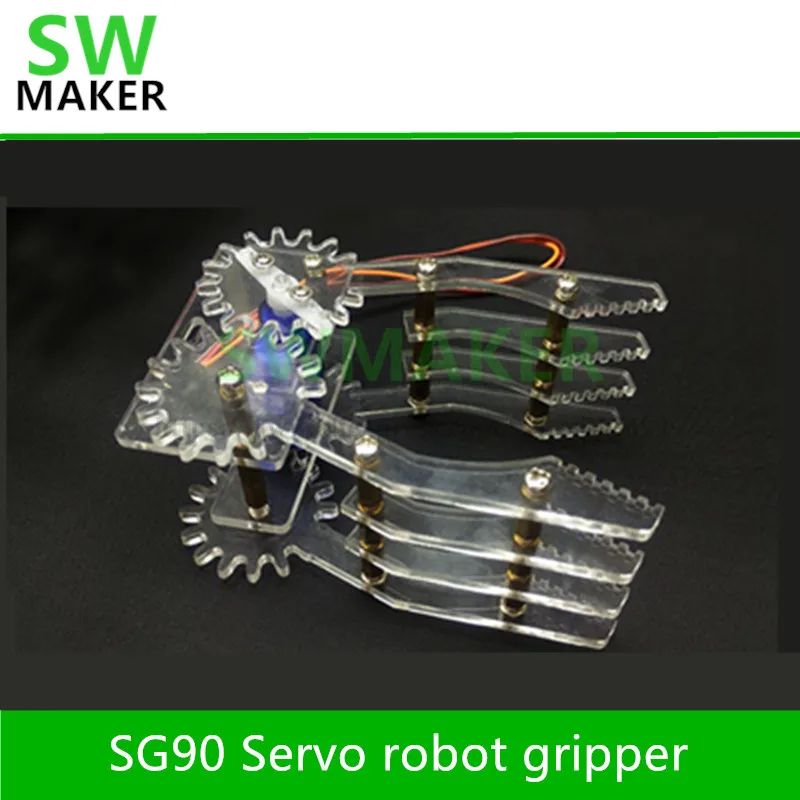 SWMAKER SG90 серводвигатель робот захват рулевой механизм механические челюсти
