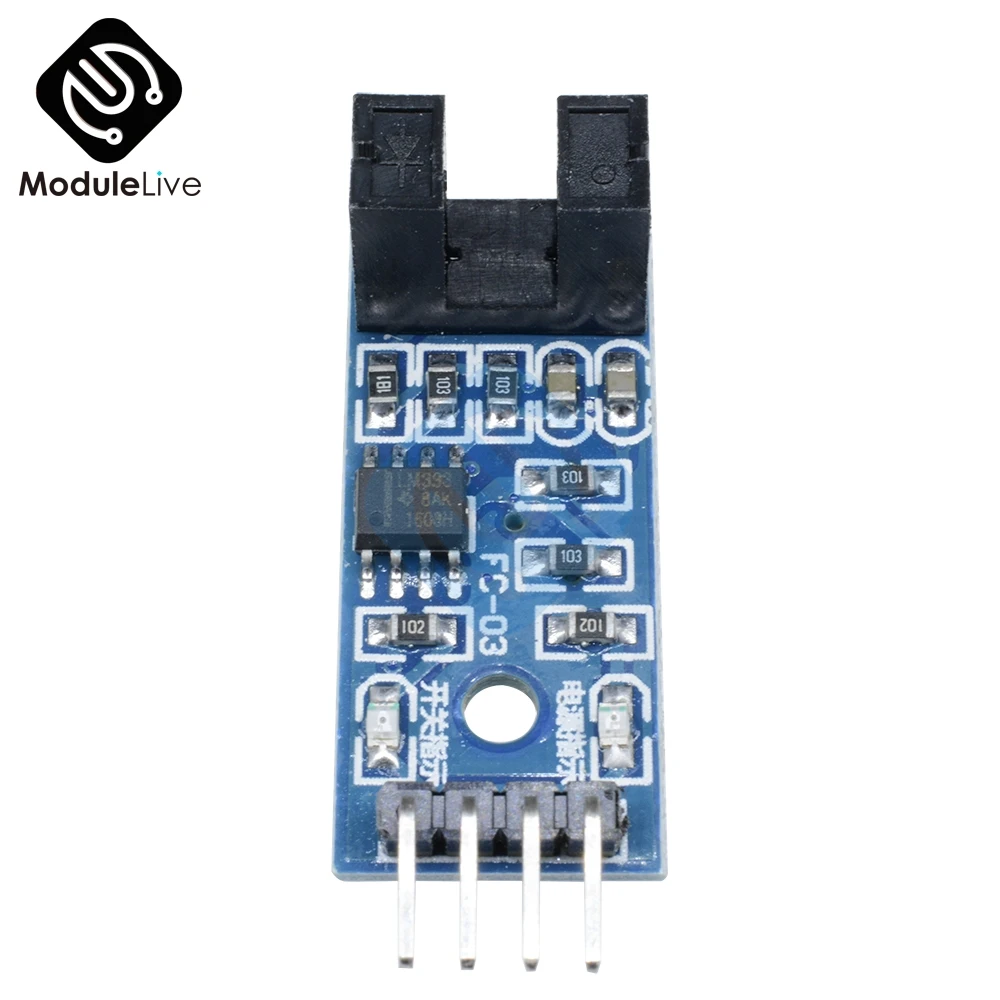 Модуль датчика скорости LM393 для Arduino Groove 2 шт. Тип слота ИК оптрон соединительный
