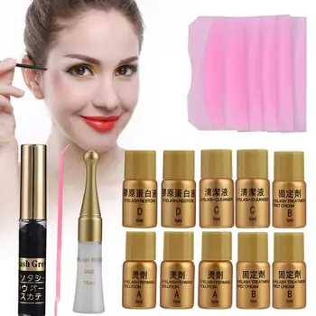 

Eyelash Curler Pro Eyelash Perming Kit Lashes Extension Curling Fixing Growth Makeup Tools Set Eyelash Curler