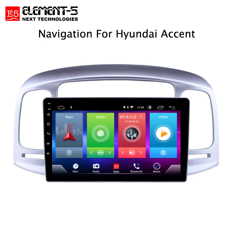 

Full Touch Screen Car Android 8.1 Radio Player For Hyundai Accent 2006-11 DSP GPS Navigation Video Multimedia Built in Bluetooth