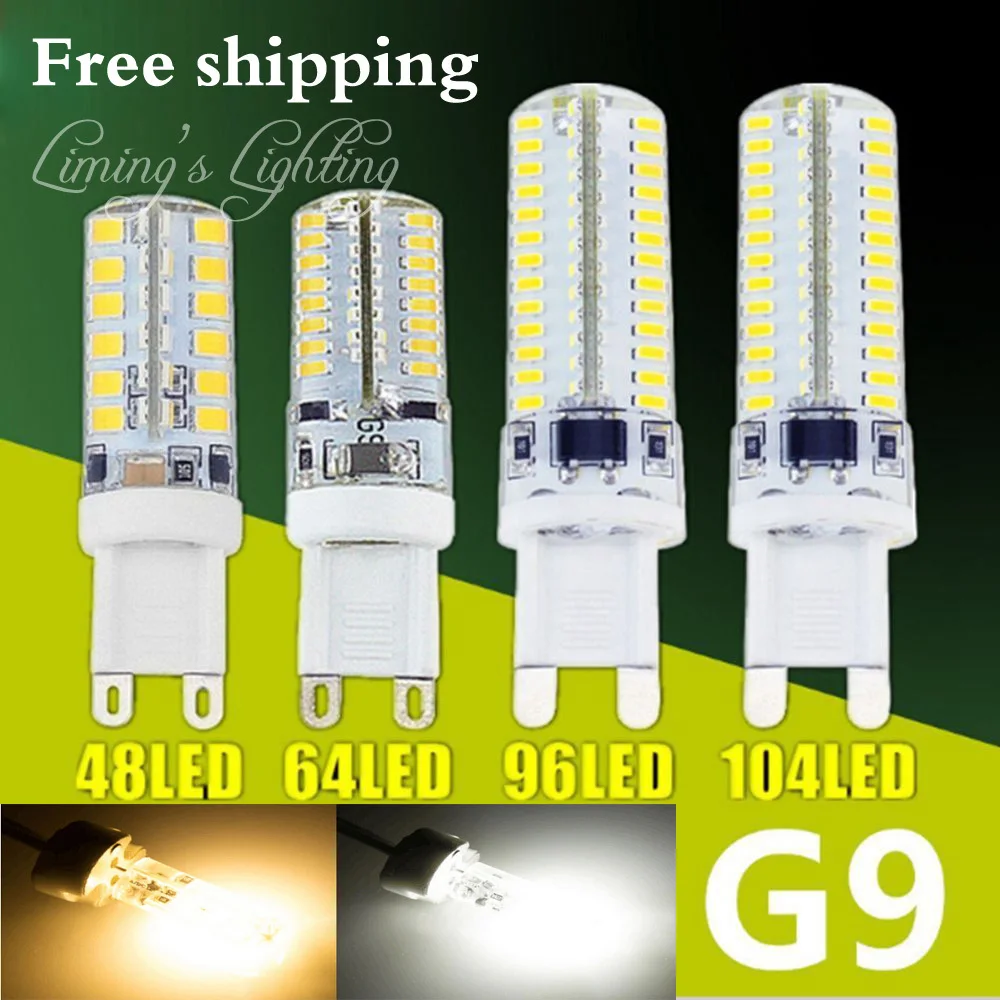 Dimmable G9 LED Lamp 7W 9W 10W12W LED Lamp G9 SMD 2835 3014 AC100v 220v CREE LED Light 360