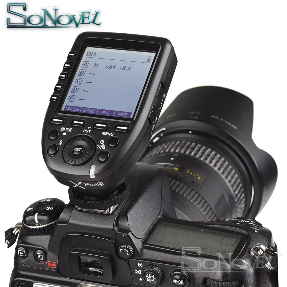 Godox Xpro-N-ttl II 2,4G X Системы Беспроводной триггер для вспышки с 3x X1R-N Беспроводной приемник для Nikon D810 D850 SB5000 910 флэш-памяти