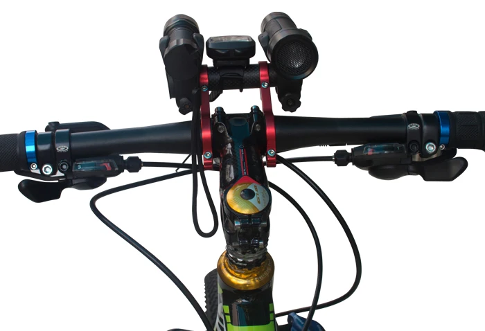 GUB углерода волокно удлинитель велосипедного руля кронштейн лампы легкий MTB велосипеда Фонарик расширение держатель для компьютера