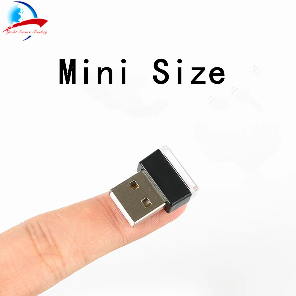 Светодиодная автомобильная USB лампа с четырьмя светильник на выбор декоративная