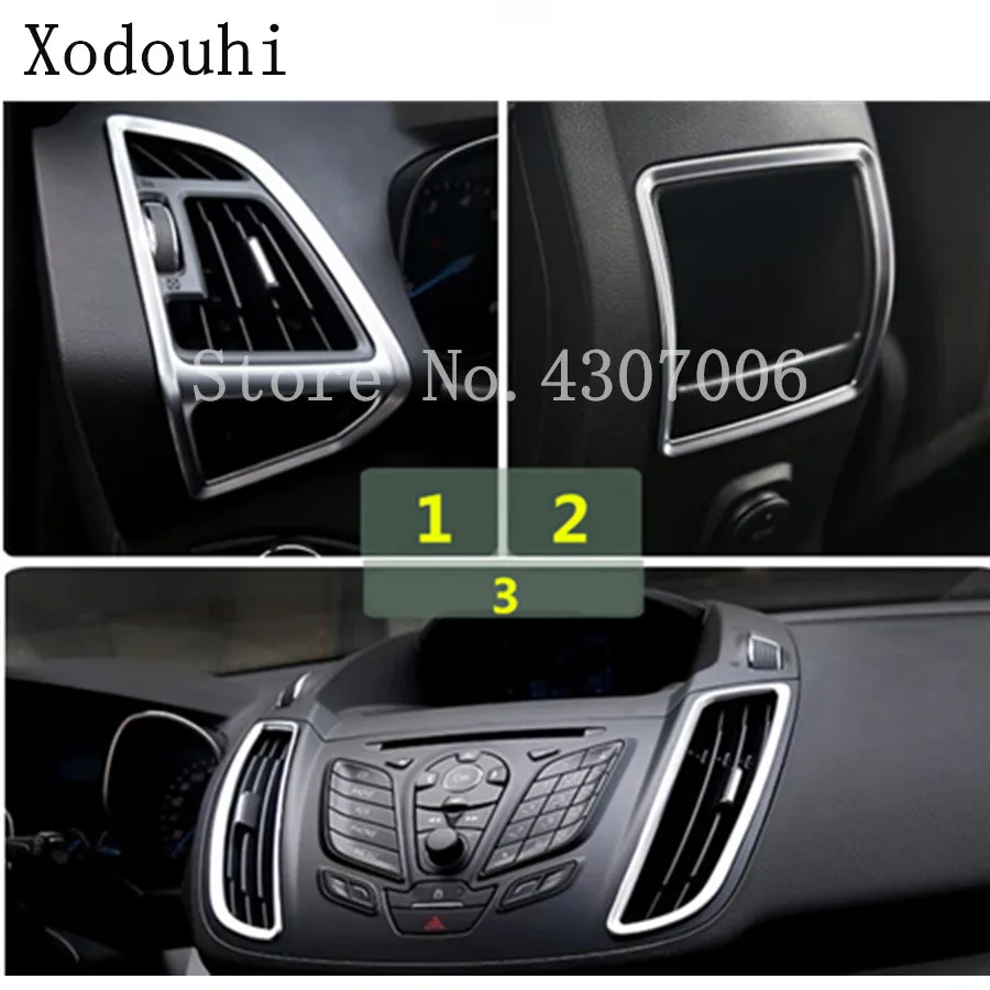 Для Ford Kuga Escape 2013 2014 2015 2016 Автомобильная накладка Передняя Левая Правая средняя
