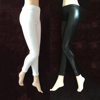 1/6 Scale Black and White Women Leggings Models for 12'' Action Figures Bodies