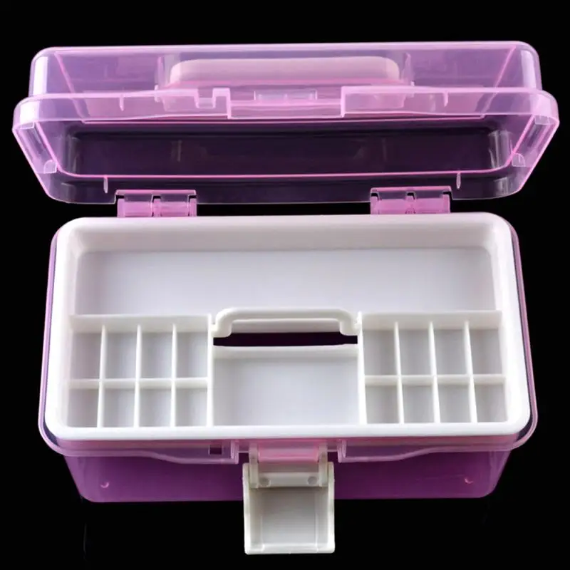 

Two Layer Manicure Kit Case for Nail design tools plastic storage box