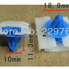 100 шт. Пластик фиксатор для Renault застежка нажмите Зажимы Авто Пластик Зажимы автомобиль застежка Зажимы Пластик FASTNER