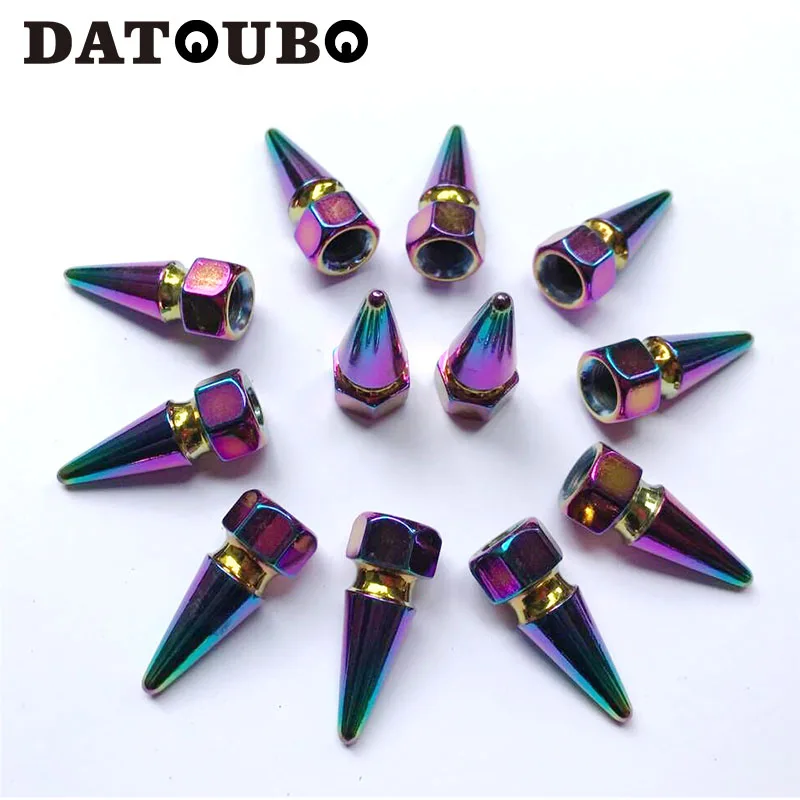 Buy DATOUBO wholesale 200 pcs aluminum multi Neon color valve stems cap,long