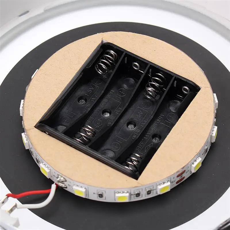 Chuveiro do Banheiro de Barbear Fixado na Parede com Luz Polegada Espelhos Dupla Face Led Iluminado Lupa 7x Maquiagem Cosméticos Espelho 6 17 Maquiagem Cosméticos Espelho Fixado Na Parede Com Luz