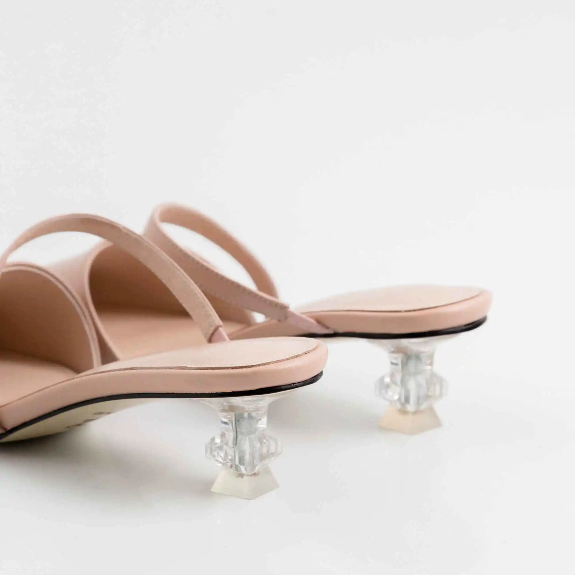 Lenksien/высококачественные туфли-лодочки из натуральной кожи со стразами на среднем каблуке с квадратным носком; модные женские