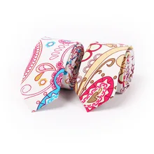 Новинка 6,5 см цветочный узкий галстук на шею хлопок Свадебная вечеринка Gravatas галстук для жениха галстук