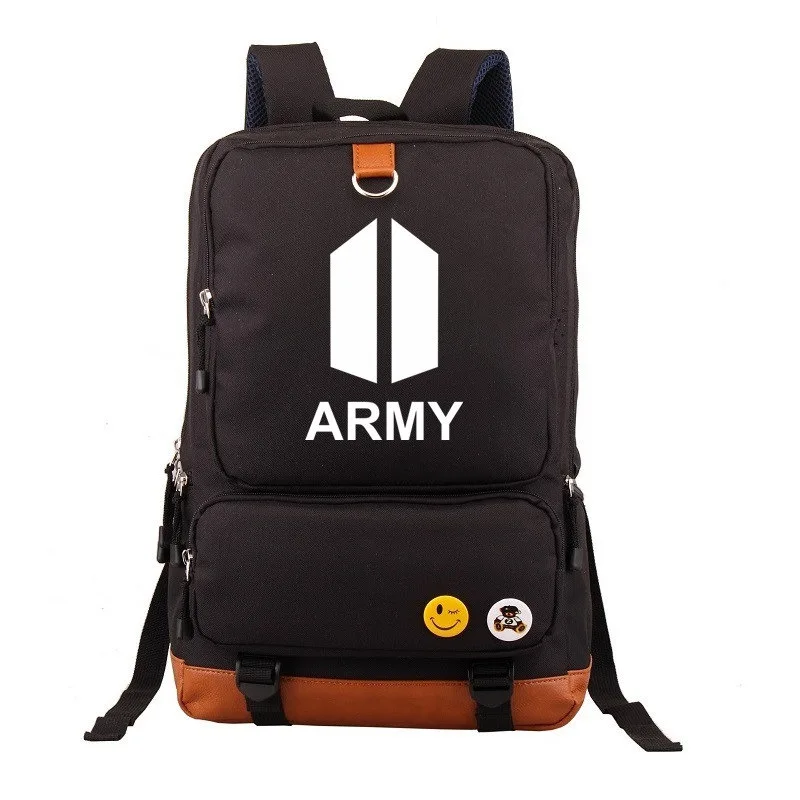 Kpop BTS ARMY Bangtan Boys Backpack Bulletproof Boy Scouts Army