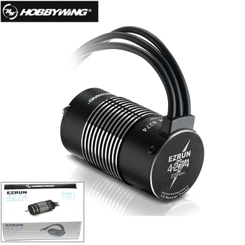 

Hobbywing EZRUN SL 4274 Senseless 4 Poles 2200KV High Frequency Brushless Motor Black for 1/8 Rc Car