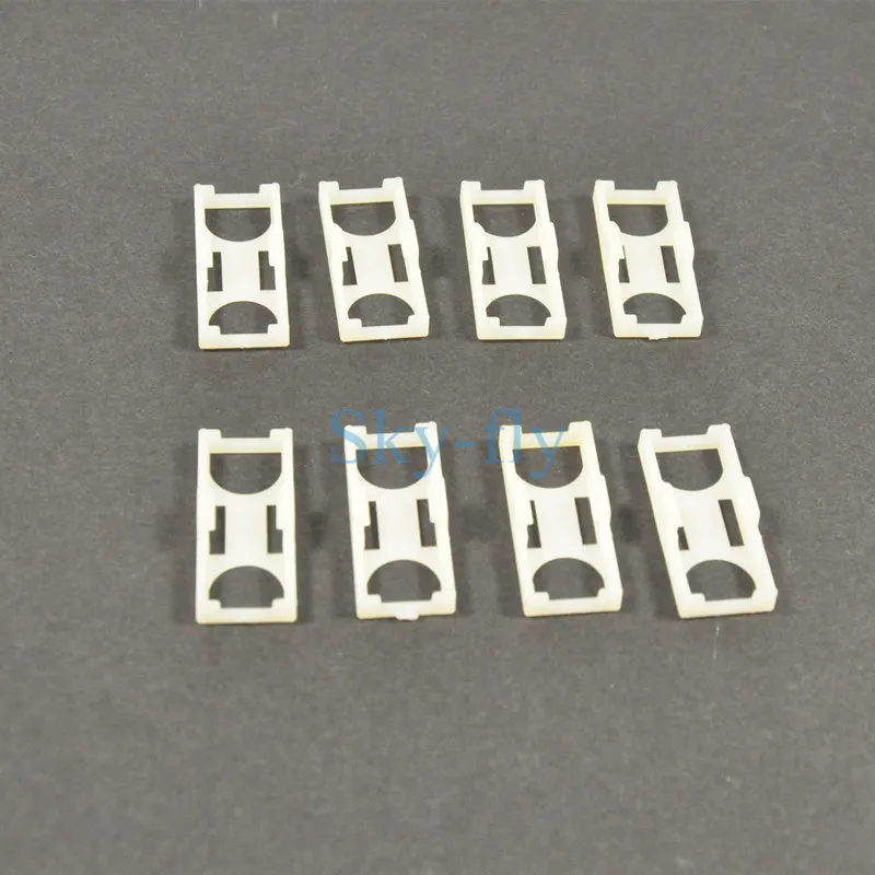 10pcs Servo Extension Cable Buckle Cable Clip Fastenner Jointer White