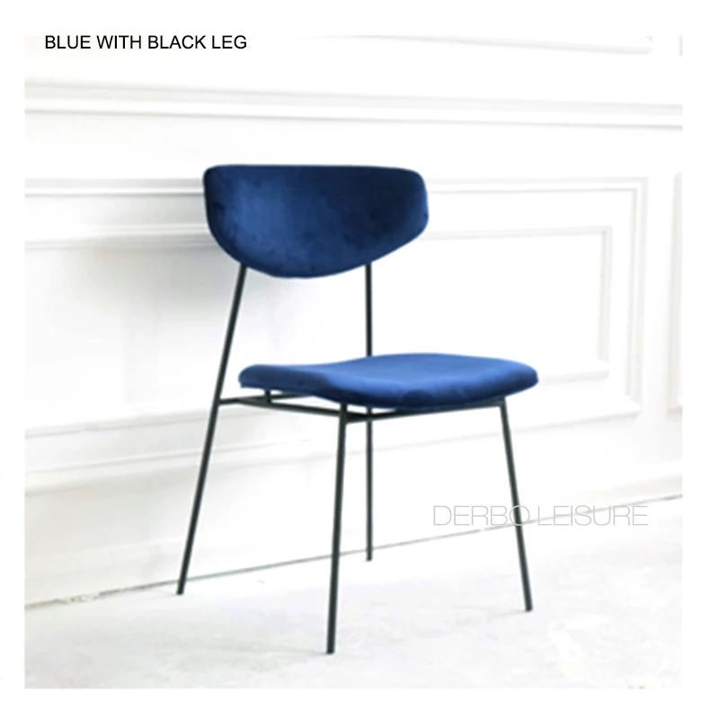 blue with black leg
