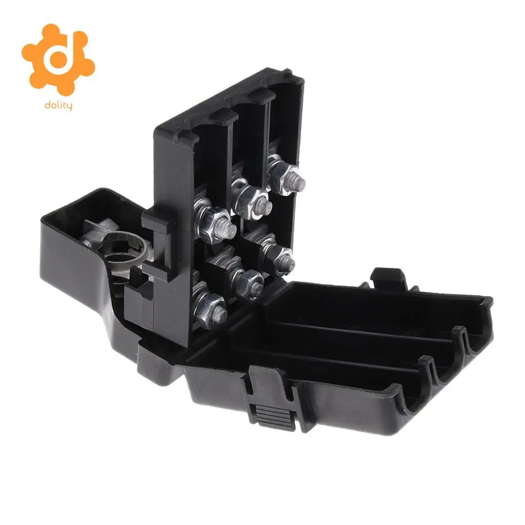 32V Blade Fuse Box Holder Automotive Car Battery 3 Way Screw Down Fuse Box Holder Block Terminals fuse holder fuse box holder for ANS AFS ANF ANG