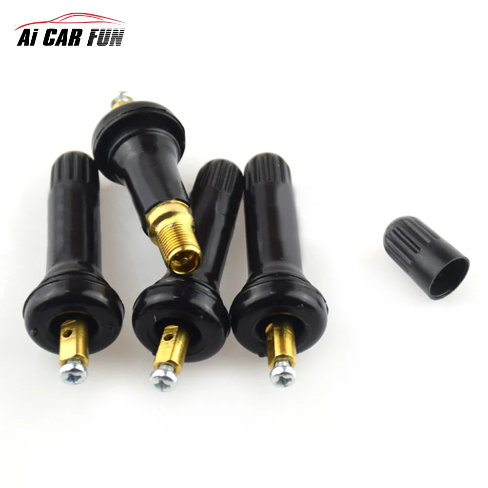 Newest 4pcs Tire Pressure Monitor Sensor TPMS Snap In Tire Valve Stems for Buick Series