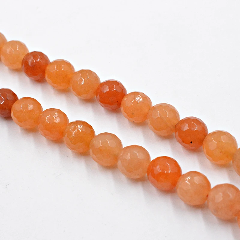 

Natural Stone Beads Faceted Red Aventurine Round Beads for Jewelry Making 15inches Pick Size 4/6/8/10mm Beads Making Bracelet