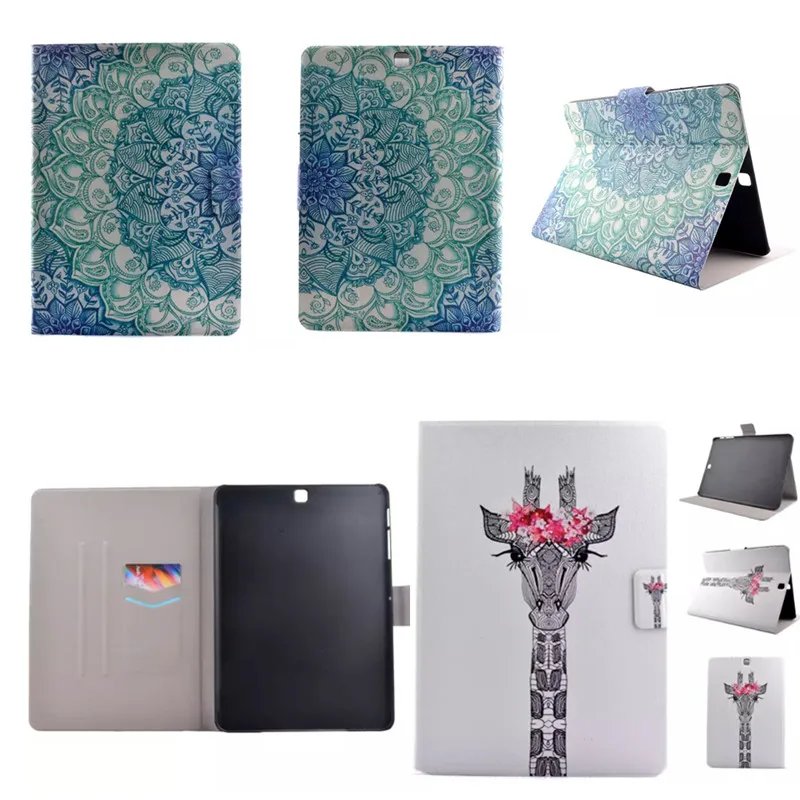 

Wholesale XX  Case Cartoon Colorful OWI Flip Wallet Luxury PU Leather Case For Samsung Galaxy Tab S2 8.0 SM-T710 T715 T710