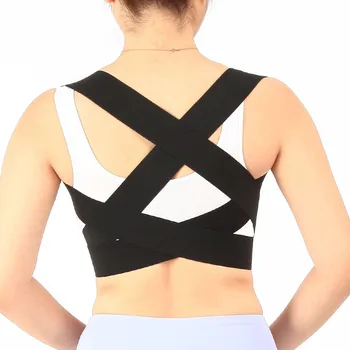 

Elastic Back Brace Shoulder Posture Corrector Orthosis Support Kyphosis Slouch Habitual Hunchback Belt Brace 5 Size