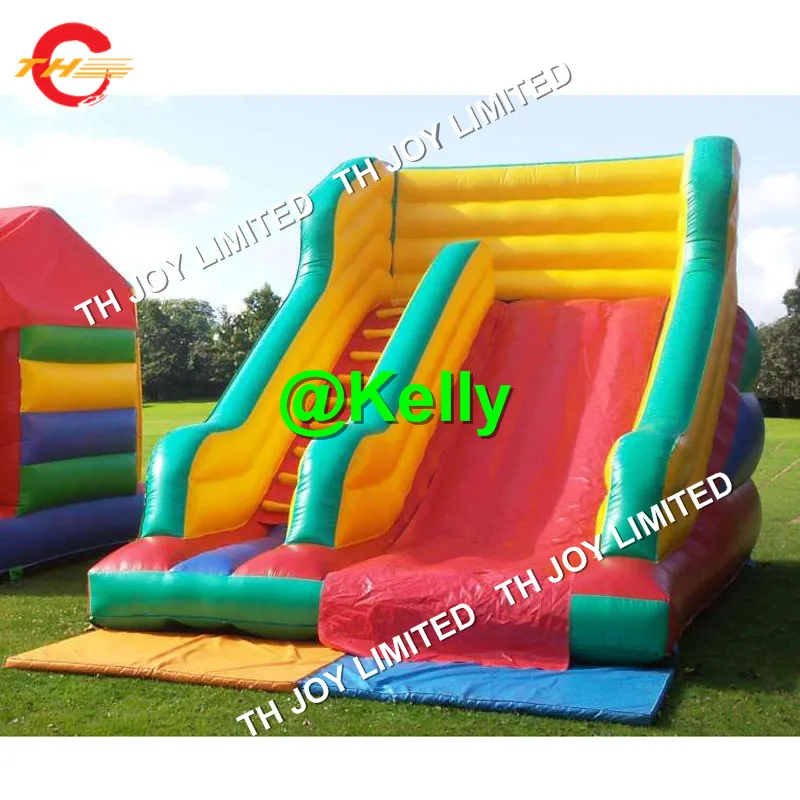 free air shipping small inflatable water slide, dry inflatable slide, hot sale inflatable slide
