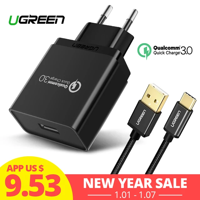 Best Price Ugreen USB Charger 18W Quick Charge 3.0 Mobile Phone Charger for iPhone Fast QC 3.0 Charger for Huawei Samsung Galaxy S9+ S8+ Best Price Ugreen USB Charger 18W Quick Charge 3.0 Mobile Phone Charger for iPhone Fast QC 3.0 Charger for Huawei Samsung Galaxy S9+ S8+