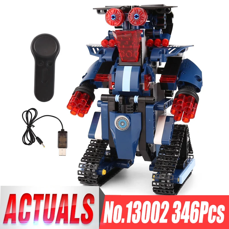 

Yeshin 13002 346Pcs The Robert M2 Set Legoing Remote Control Robot Model Building Blocks Bricks Movable Kids Toys Christmas