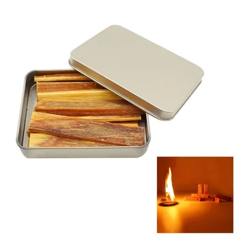 

Firewood Cooking Pine Wood Outdoor Emergency Tools Set Flame Maker Fire for Camping Survival with box