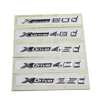 

Car Trim Styling Sticker For BMW X1 X3 X4 X5 X6 Series Xdrive 18d 20d 25d 28d 30d 35d 40d 45d 48d 50d Emblem Badges Logo Letters