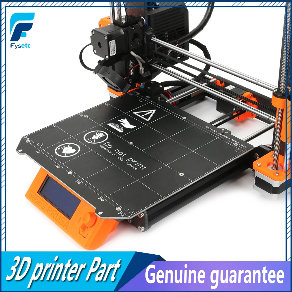 Клон Prusa i3 MK3 3d принтер Y карета Магнитная кровать с подогревом 24 В MK52 проводка термистор комплект с магнитом для Prusa i3 MK3 MK3S